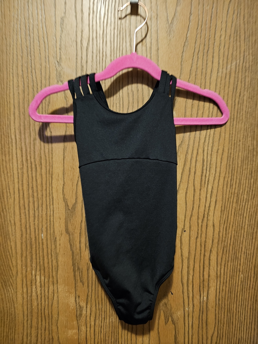 Capezio Kids Black Leotard With Cross Cross Straps